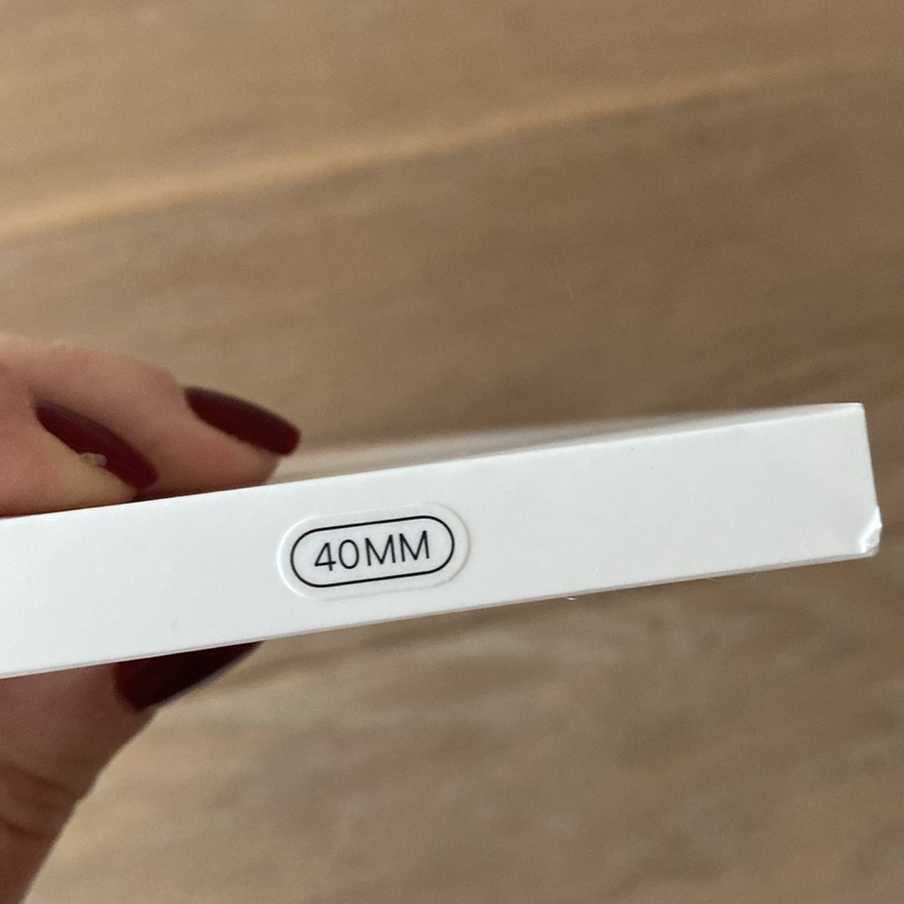 Apple Pink and White Sport Band for Apple Watch - Picture 3 of 3